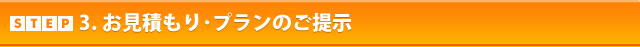 Step3.お見積もり・プランのご提示